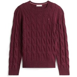 Tommy Hilfiger Suéter rojo oscuro M