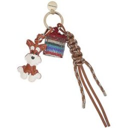 Viamailbag Llavero SCHNAUZER MINIATURA marrón