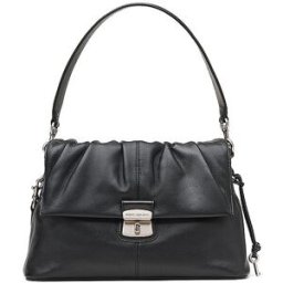 Marc Jacobs Bolso de cuero - Bolso de hombro THE MESSENGER negro