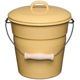 Riess Cubo multiusos con tapa 20cm Sunshine amarillo