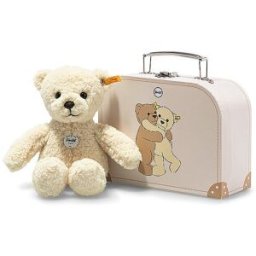 Steiff Mila Oso de peluche en maleta crema