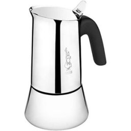 Bialetti Cafetera exprés Venus de acero inoxidable para 6 tazas plata