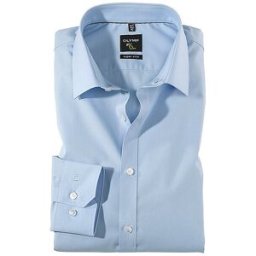 Olymp No.6 Camisa de vestir Super Slim azul 38