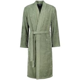 Cawö Herren Bademantel Kimono verde 50