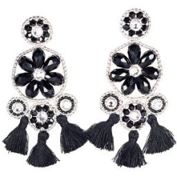 Jevillery Pendientes negro