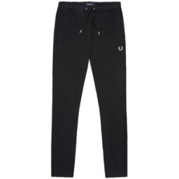 Fred Perry Pantalones de chándal negro L