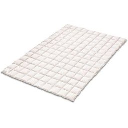 Kauffmann Edredón de plumón 140x200cm EXCLUSIVO DE LUJO Ligero Blanco blanco