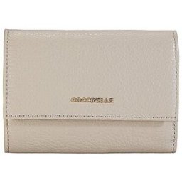Coccinelle Nombre del producto: Billetera METALLIC SOFT crema