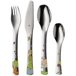 Wmf Juego de cubiertos para niños de 4 piezas El Principito Crogargan / Multicolor plata