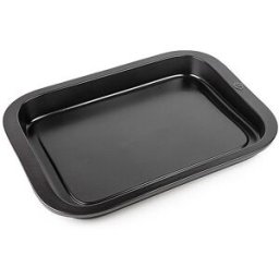 Peugeot Bandeja para horno PLANCHA rectangular de cerámica negra de 43 cm negro