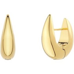 Edblad Pendientes CREST HOOPS Small Gold oro