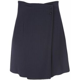 Emporio Armani Falda pantalón - Pantalones cortos falda azul oscuro 42