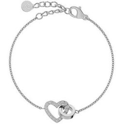 Edblad Pulsera ETERNAL HEART BRACELET Steel plata
