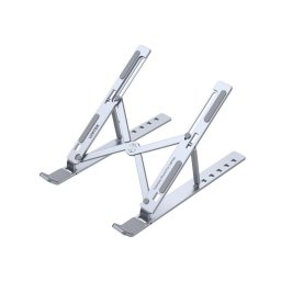 Unitek OT155SL Soporte para ordenador portátil Mesa Ajustable 13° a 41° Plata Aluminio