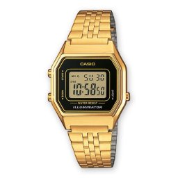 Casio LA680WEGA-1ER Resina Cronómetro Alarma Retroiluminación LED Oro 28,6mm