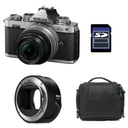 Cámara Mirrorless Nikon Z Fc 20.9MP 16-50mm Plata WiFi Bluetooth + Adaptador FTZ II