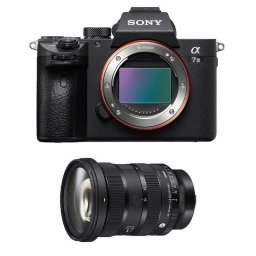 Cámara Mirrorless Sony Alpha 7 III 24MP Sensor Full-Frame 24-70mm F2.8 USB-C WiFi