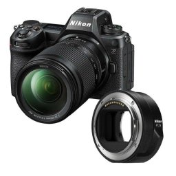 Cámara Mirrorless Nikon Z6 III 24.5MP Full-Frame 24-200mm WiFi Bluetooth + Adaptador FTZ II