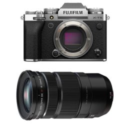 Cámara Mirrorless Fujifilm X-T5 Plata 40.2MP 6.2K 18-120mm WiFi Bluetooth