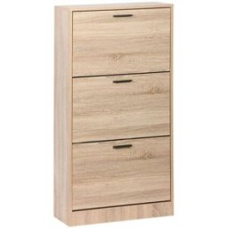 RegalosMiguel Mueble Zapatero 3 Niveles Piro - Madera Natural