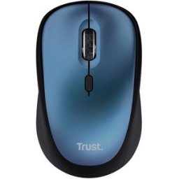 Trust Ratón inalámbrico silencioso Yvi+ azul. Azul