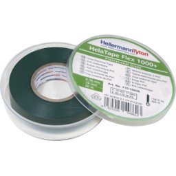 HELLERMANNTYTON HT 710-10606 - Cinta aislante Premium 19mm x 20m verde Box