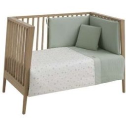 Juego 2 PCS.F. Nórdica Cuna 70 Ardi Verde 110x170x3cm Cambrass