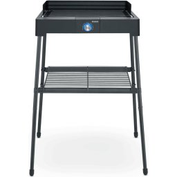Severin PG 8568 Barbacoa con Patas y Parrilla Acanalada 2200W Negro
