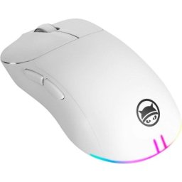 Ratón GAMIAC PA50 Gaming USB Type-C 12400 DPI Blanco RGB 6 Botones