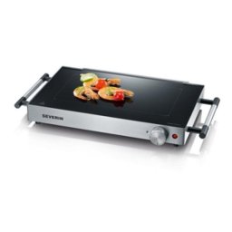 Grill Severin PG 2385 Vitrocerámica 800W Termostato Cool Touch Acero Inoxidable Mesa