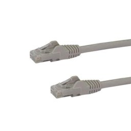 Cable de red StarTech Cat6 3 m Gris RJ45 Snagless UTP PoE