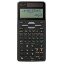 Calculadora Sharp EL-W506T Bolsillo 16 dígitos Batería/Solar Negro/Gris