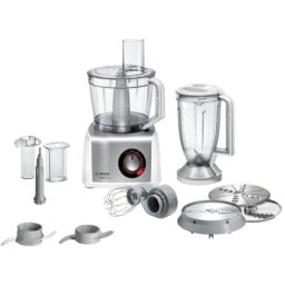 Procesador de alimentos Bosch MC812S814 3,9 L 1250 W Acero inoxidable Blanco