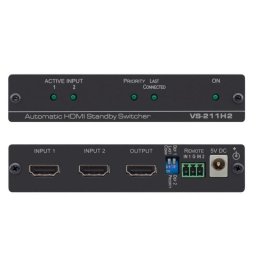 Conmutador de Vídeo Kramer VS-211H2 HDMI 2.0 Negro
