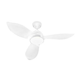 Ventilador de Techo con Luz FARELEK Corsica 70W 116cm 3 Velocidades Mando Temporizador Función Invierno