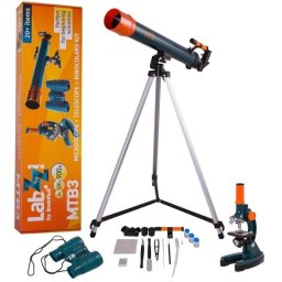 Conjunto de Microscopio, Telescopio y Prismáticos Levenhuk LabZZ MTВ3