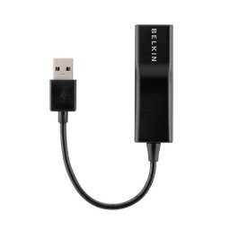 Adaptador USB 2.0 a Ethernet RJ-45 Belkin F4U047BT Negro