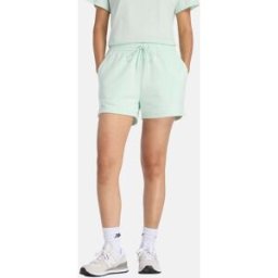 New Balance Short casual de mujer Sport Essentials French Terry . (XS) Verde menta