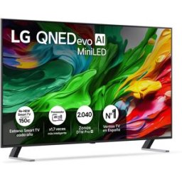 LG TV QNED evo MiniLED AI 164cm (65') 65QNED85A6C, 4K Smart TV (Reacondicionado Grado B). Negro
