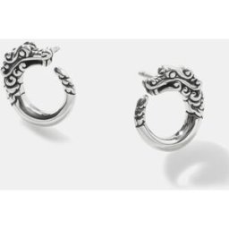 John Hardy Pendientes de aro Legends Heritage de plata. Plata