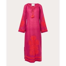 Benaras by Citrus Vestido largo. (S) Fucsia