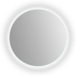 Bathstage Espejo de baño redondo con luz TRILED B-934 . (80 cm) Blanco