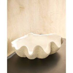 El Corte Inglés Centro de mesa concha Mikonos . (Pequeño) Beige
