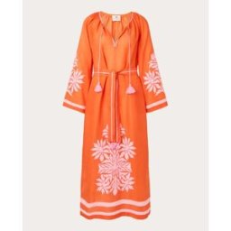Benaras by Citrus Vestido largo. (S) Naranja