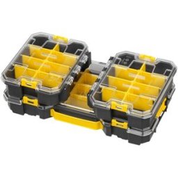 Stanley Set Organizador 1 Organizador 2/3 43,5cm, 2 Organizadores 1/3 23cm. Negro