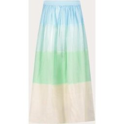 Lemlem Falda larga Freye de algodón. (XS) Multicolor