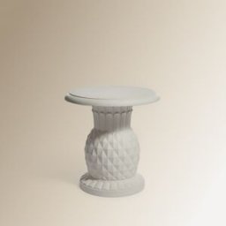 El Corte Inglés Mesa auxiliar de jardín Brasil . Crema