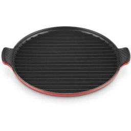 Le Creuset Parrilla bistró redonda de hierro fundido . Cereza