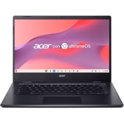 Acer Portátil Chromebook 314 CBOA314-1H, Intel Celeron N4500, 4GB, 128GB eMMC, 14' FullHD, ChromeOS, Negro (Reacondicionado A estrenar). Negro