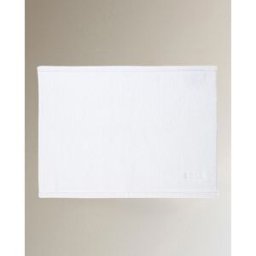 Boss Alfombra de baño Edge . (50 x 70 cm) Blanco